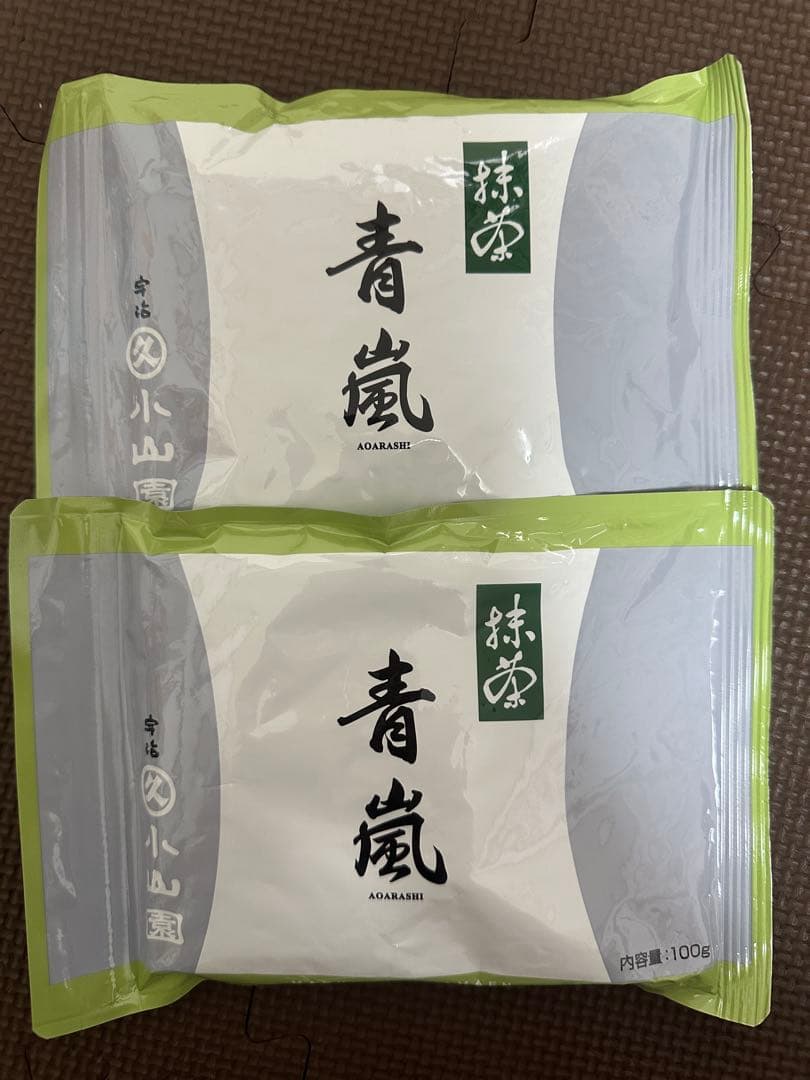 宇治抹茶丸久小山園青嵐１００グラム2袋