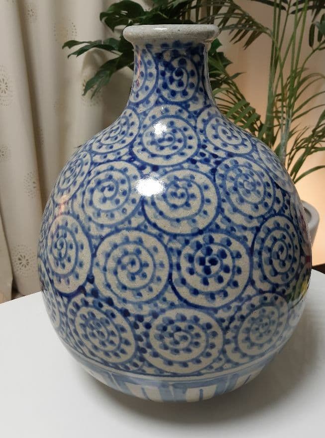 壺久郎 信楽焼 高さおよそ35センチ