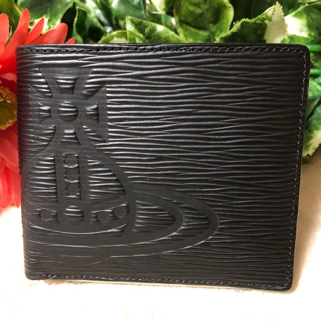 t.11010347.s　未使用　ヴィヴィアンウエストウッド　フロウ折財布