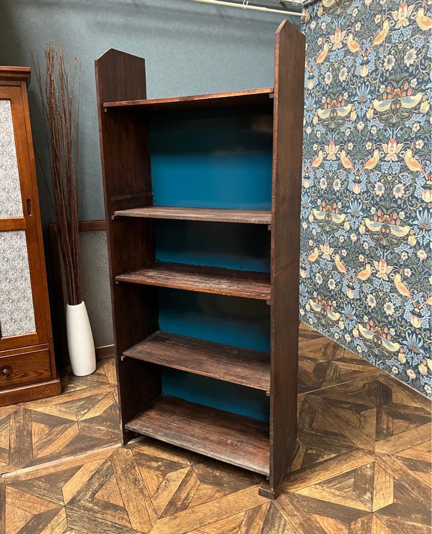 木製棚 当時物 昭和レトロ インテリア ビンテージ アンティーク 古道具 古民家