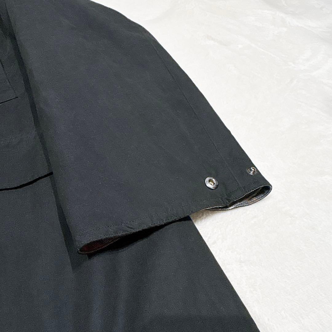 未使用✨　バブアー　ステンカラー　ロング　コート　XL ブラック