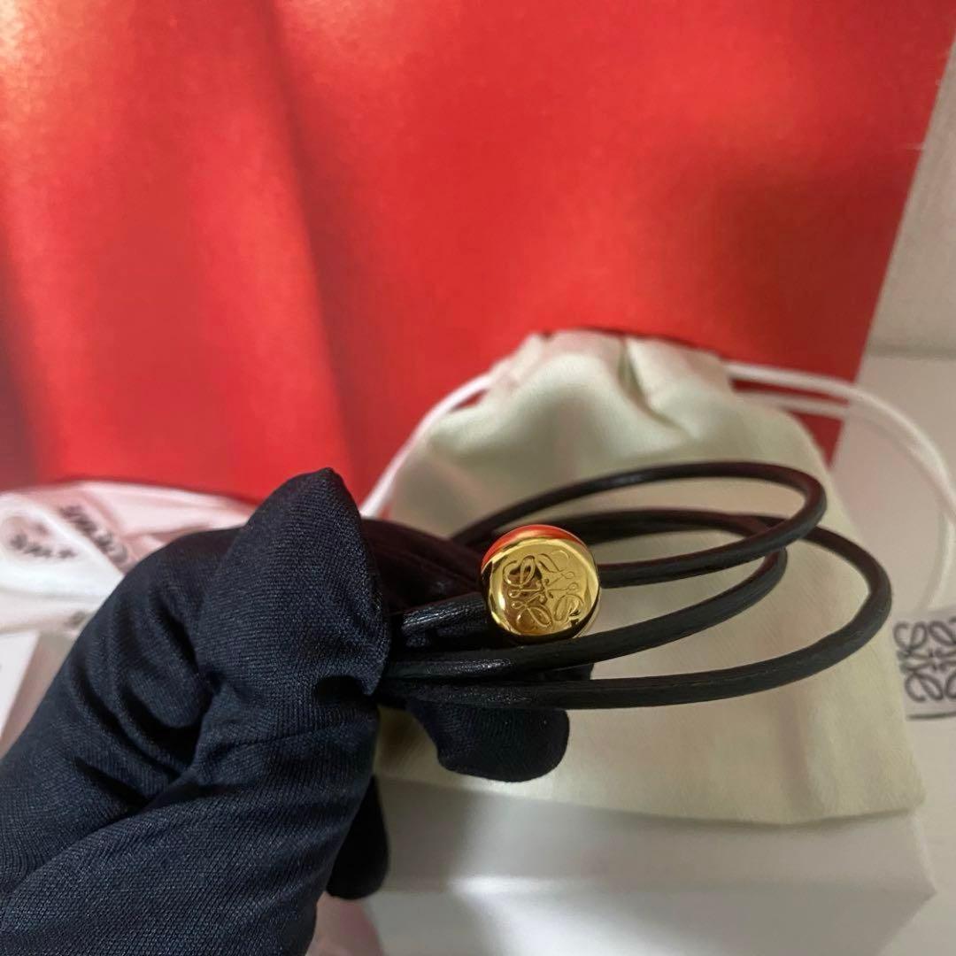 t*読様 LOEWE ロエベ ペブル ブレスレット バングル Lサイズ