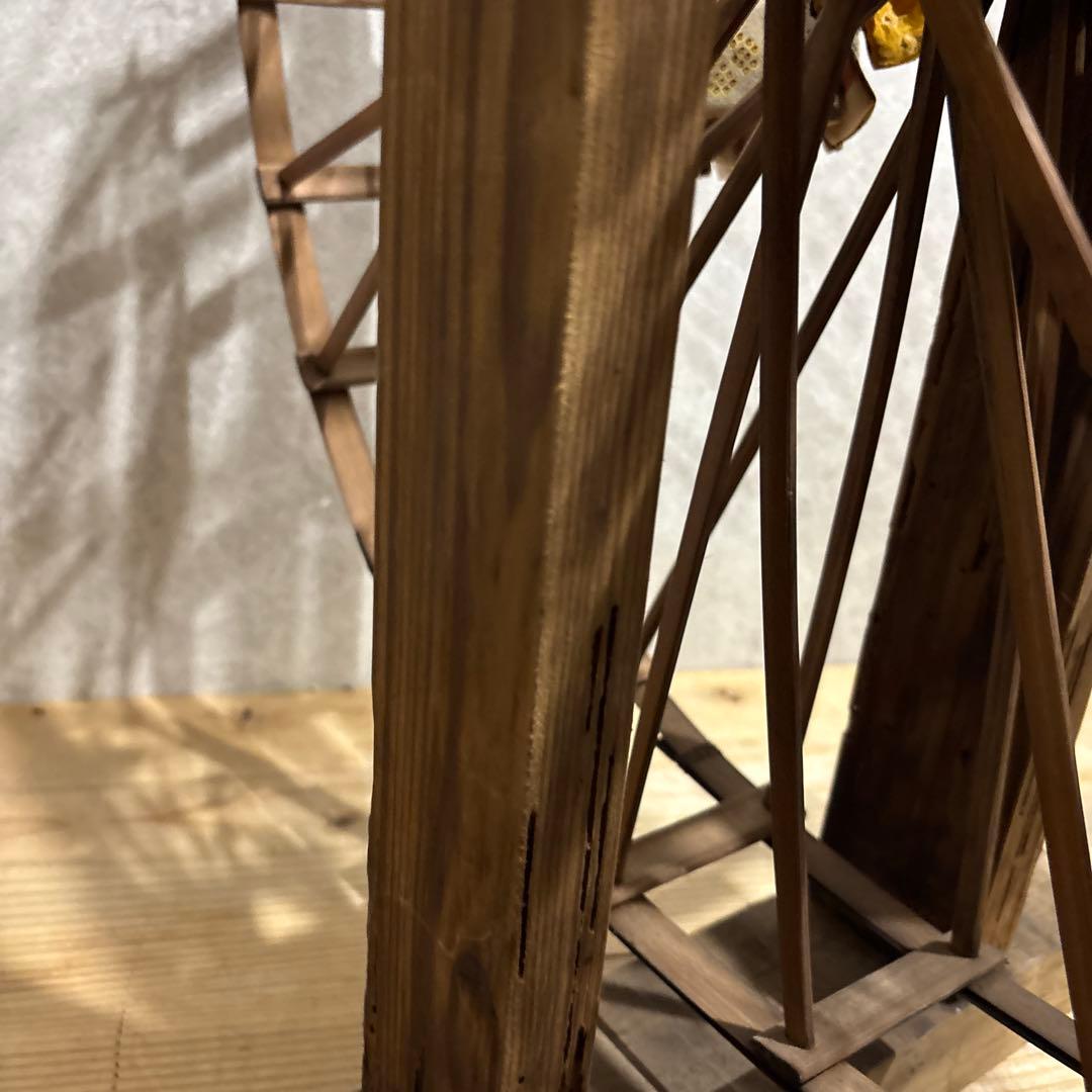 希少 古民具 木製 糸車（糸巻き）江戸〜明治期 和家具 古民家・店舗ディスプレイ