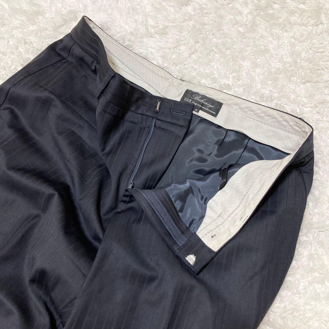 極美品♡ 23区 Bahariye パンツスーツ セットアップ ストライプ 紺