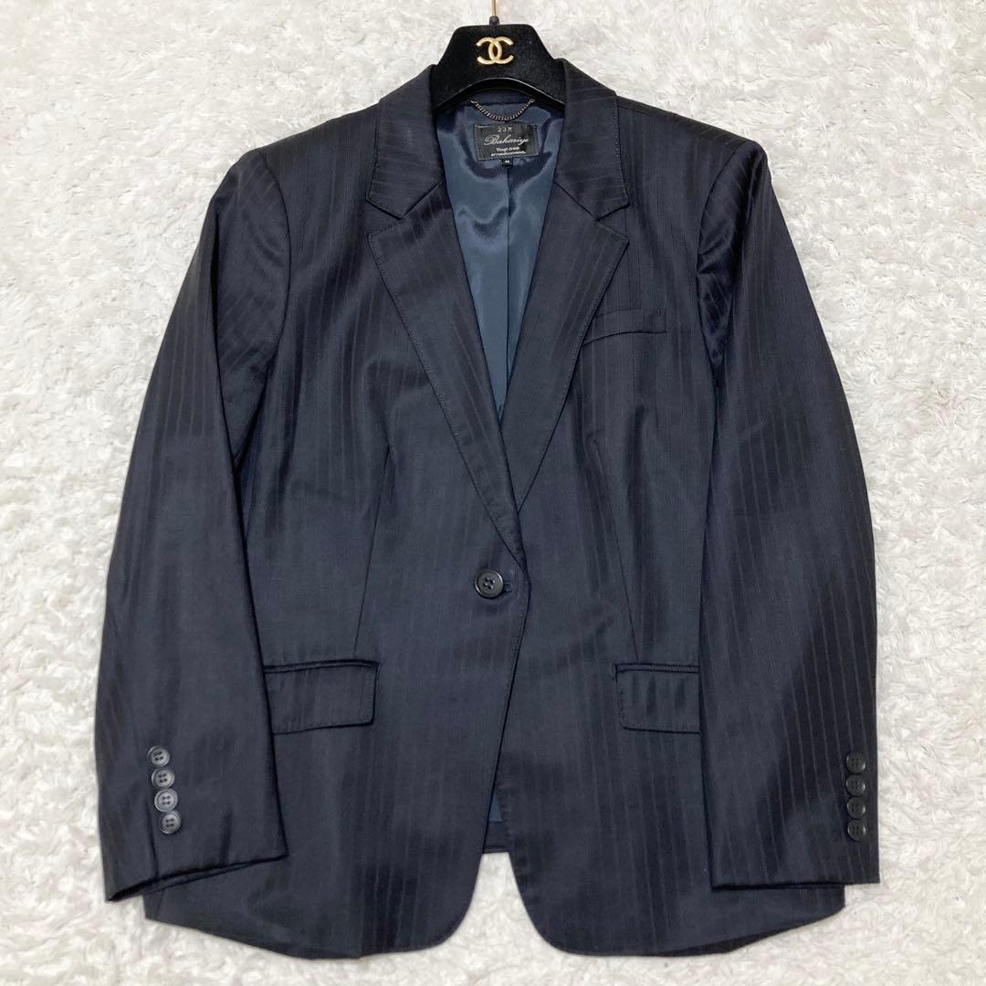 極美品♡ 23区 Bahariye パンツスーツ セットアップ ストライプ 紺