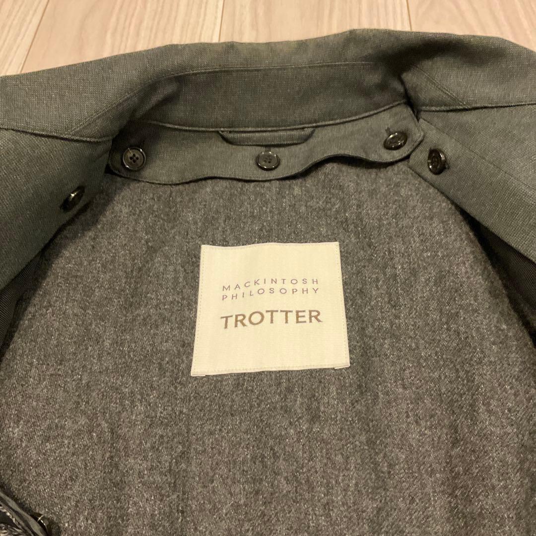 マッキントッシュフィロソフィー TROTTER ステンカラーコート グレー 36