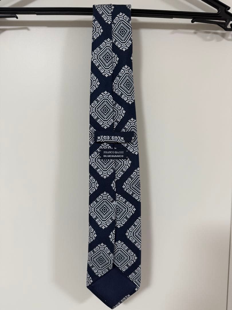 FRANCO BASSI フランコバッシ　プリントタイ　ジオメトリック