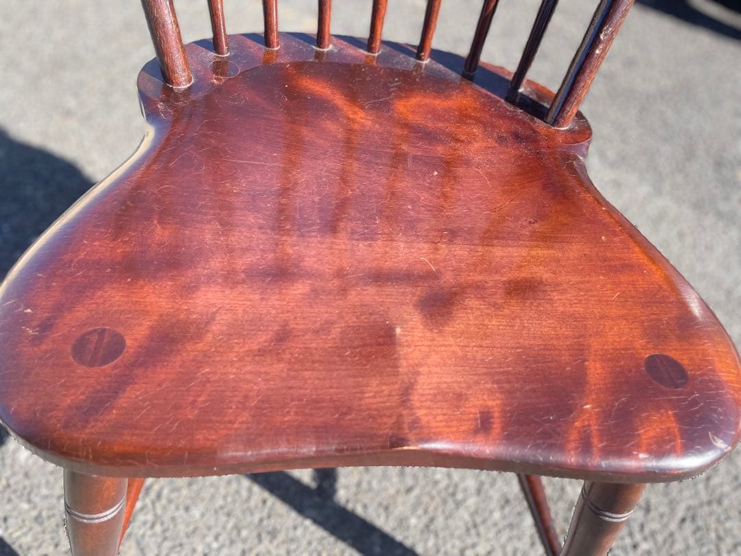 松本民芸家具 ダイニングチェア ミズメザクラ無垢材 和モダン