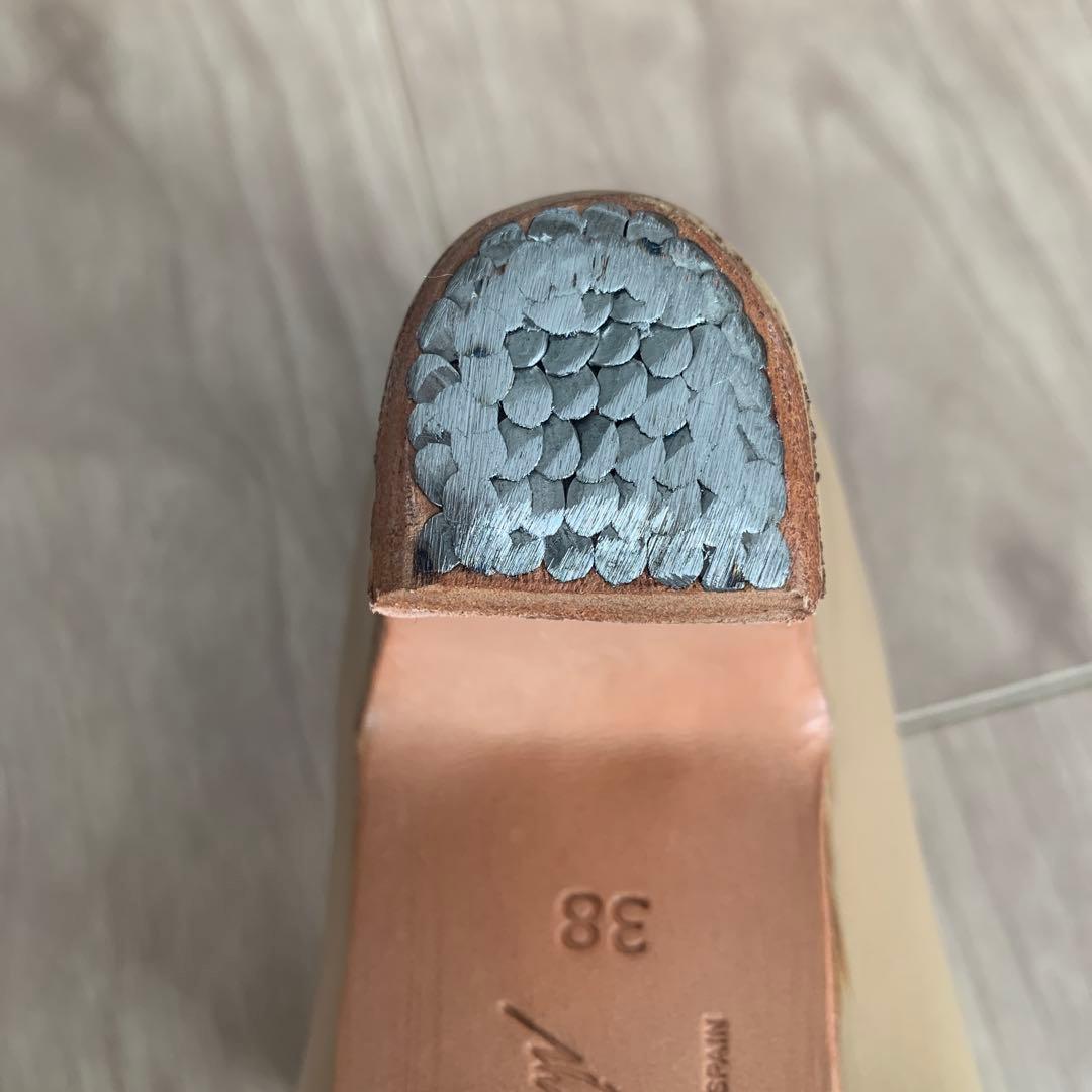 フラメンコシューズ 38.0Ｂ　イベリアセミプロベージュ