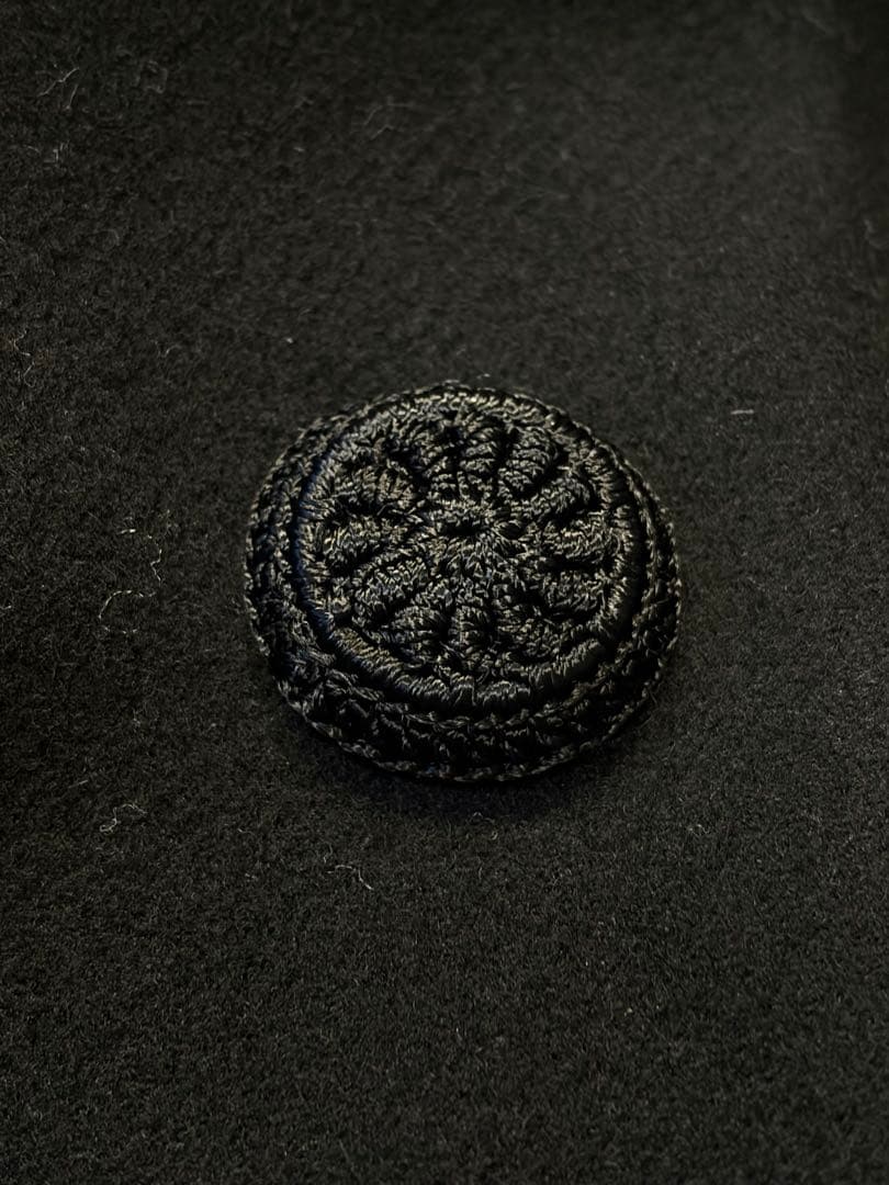 MARC JACOBS ピーコート ロング　シルク　中綿　製　ブラック