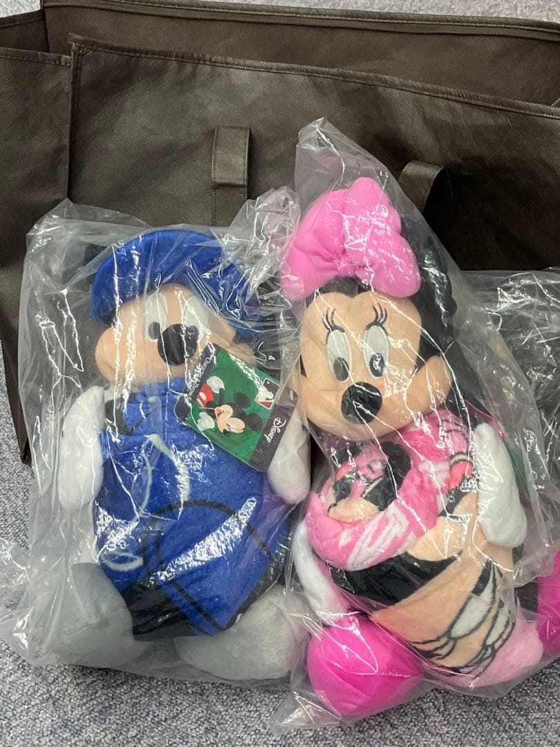 ロサンゼルスドジャース ミッキー・ミニー ぬいぐるみブランケットセット