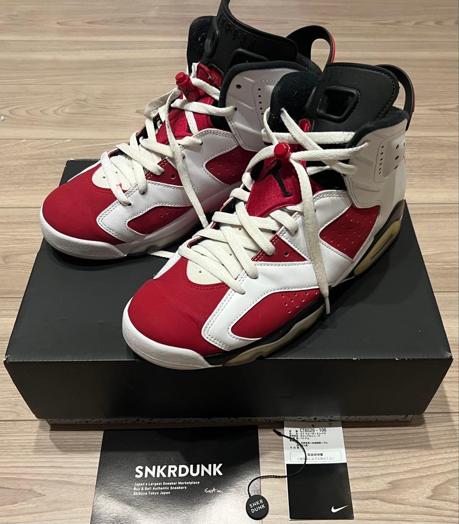 AIR JORDAN RETRO カーマイン CARMINE エアジョーダン6