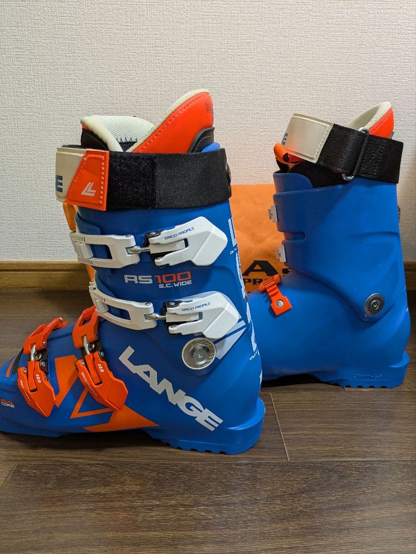 【未使用】LANGEラング RS100 スキーブーツ 24.0-24.5 B+付
