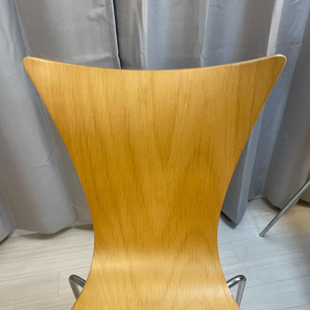 天童木工　スタッキングチェア　2脚セット