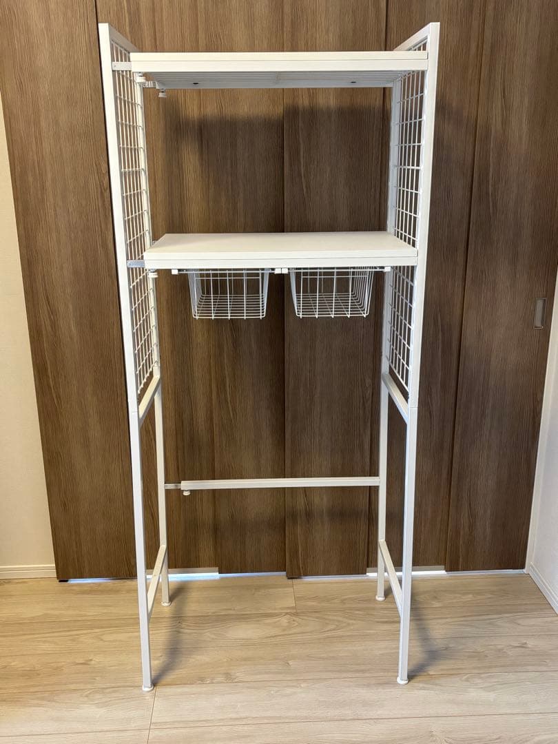 LOWYA ランドリーラック　バスケット付き