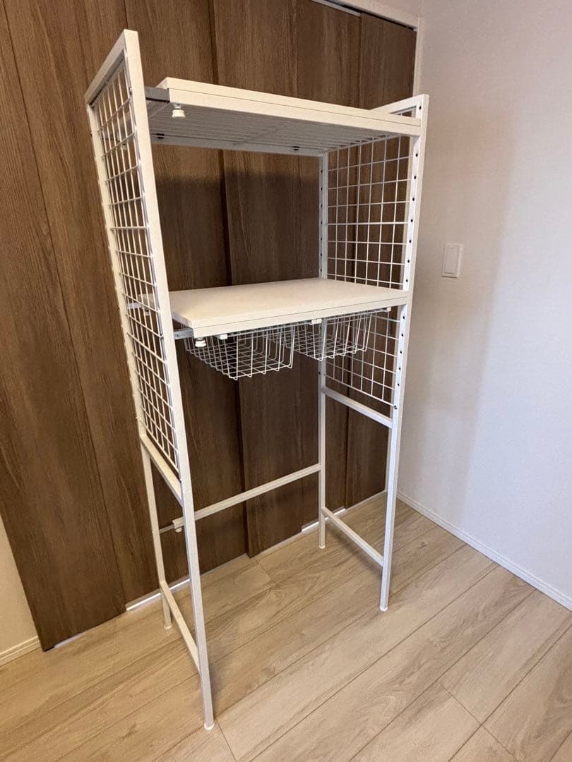 LOWYA ランドリーラック　バスケット付き