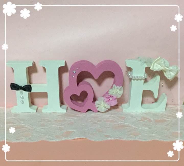 えみ様確認用♡ウエディングバージョン・イニシャルオブジェ