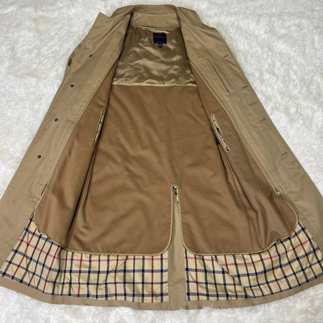 極美品✨ ブルックスブラザーズ バルマカーンコート ロング ライナー カシミヤ混