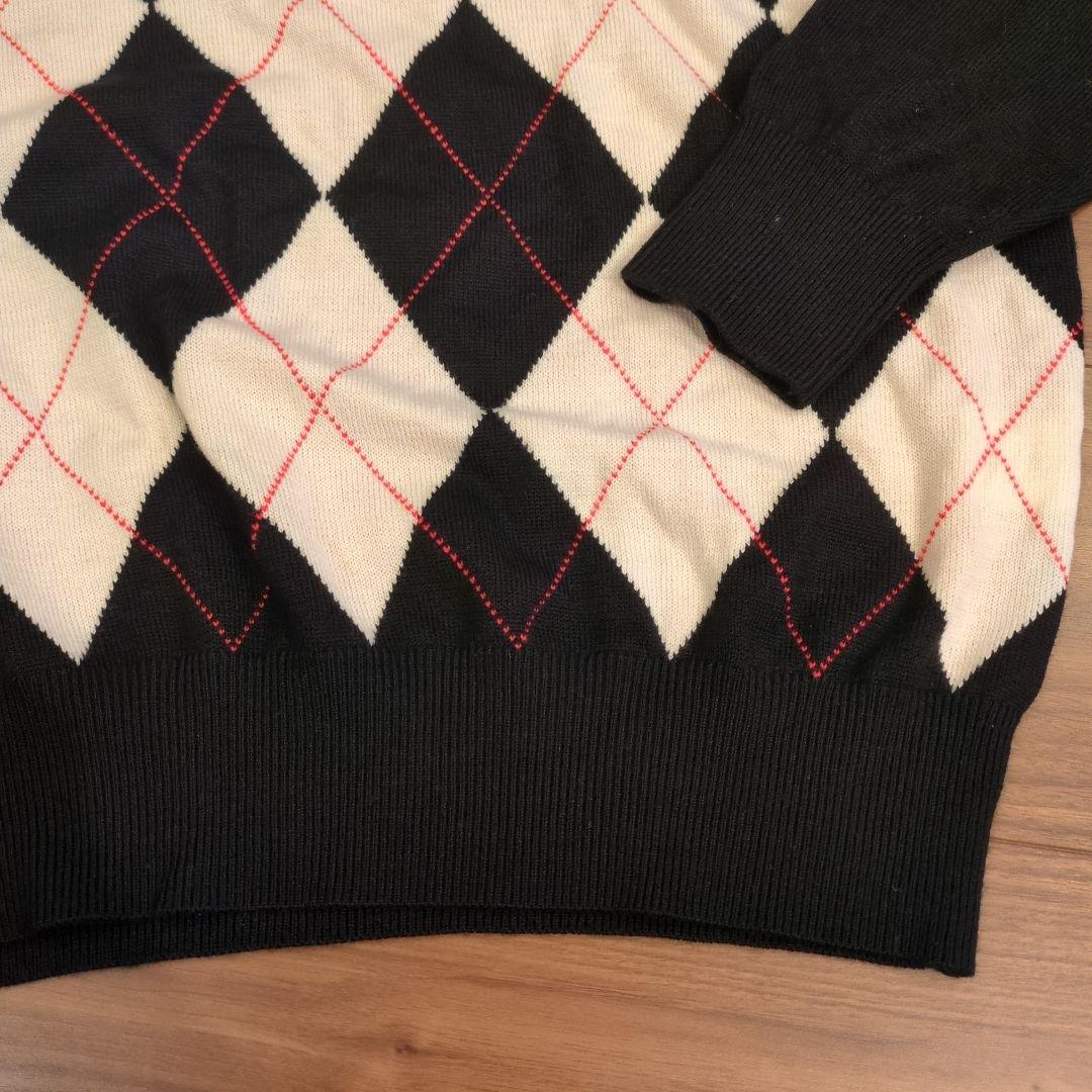rough ＆ swell duckbills アーガイル柄ニットセーターМ