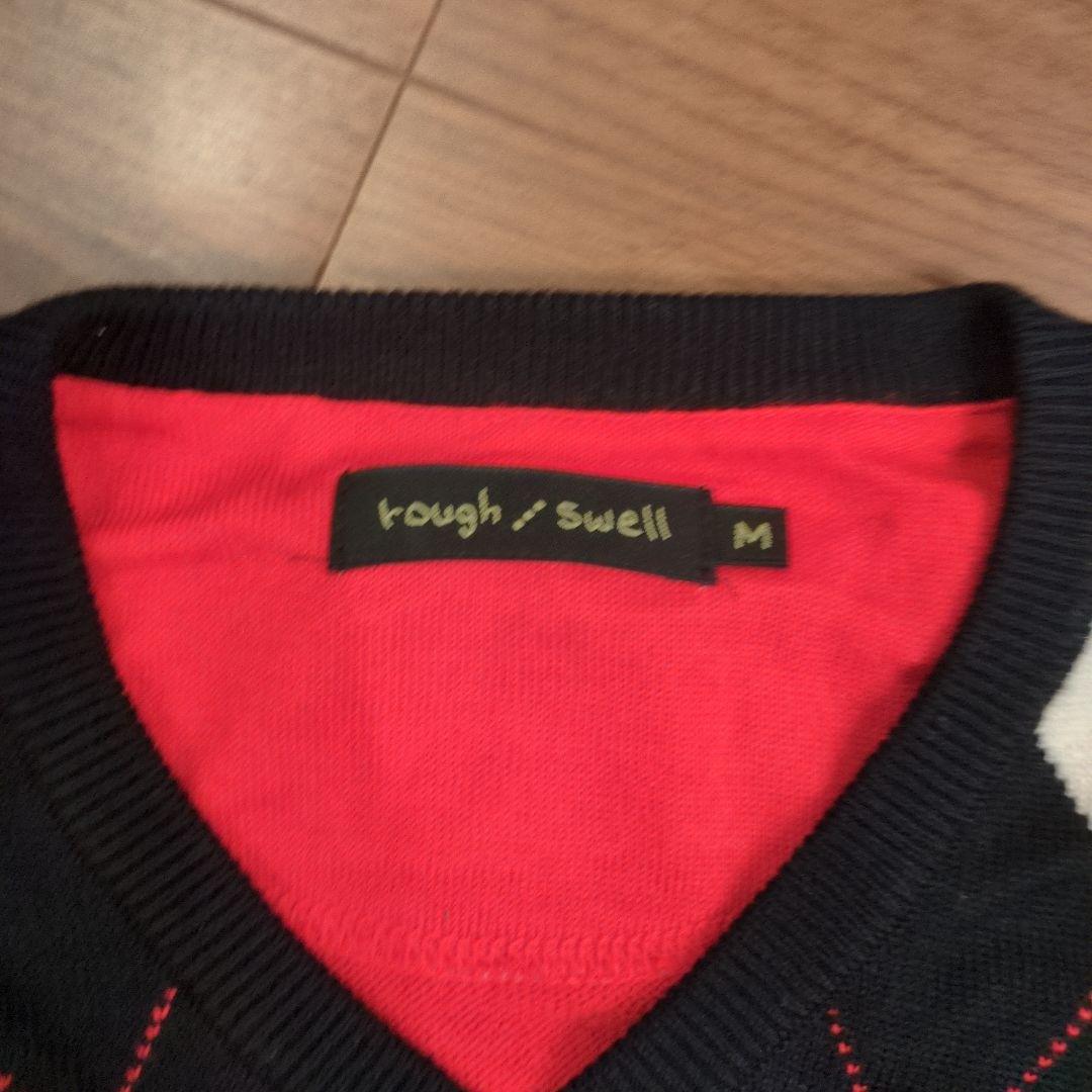 rough ＆ swell duckbills アーガイル柄ニットセーターМ