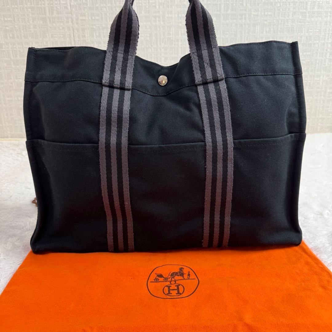 美品 エルメス トートバッグ フールトゥ MM 保存袋付