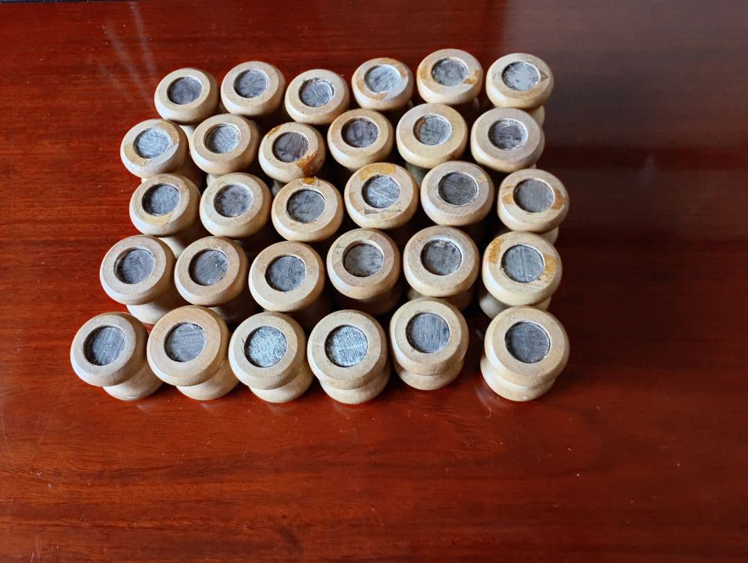 組みひも　組紐　おもり　コマ　糸玉(100グラム)　30個