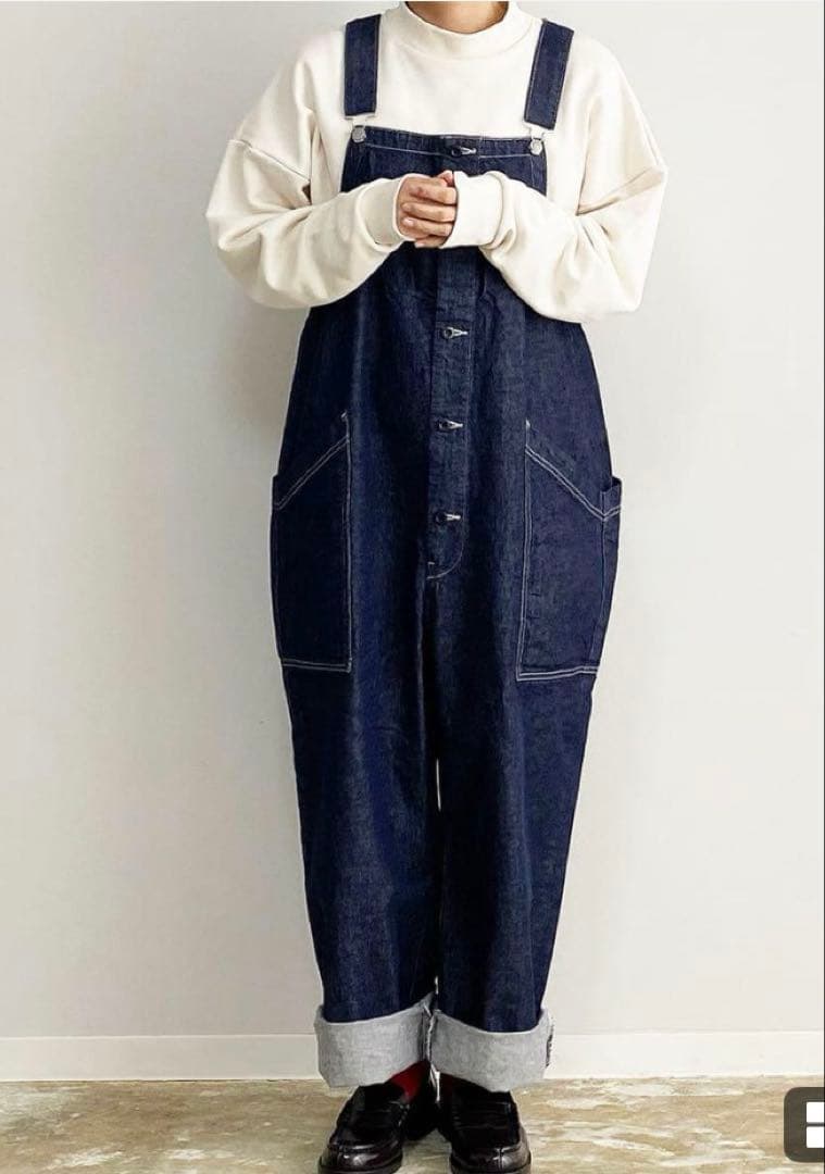 ハーベスティ　ダークデニム サロペット オーバーオール