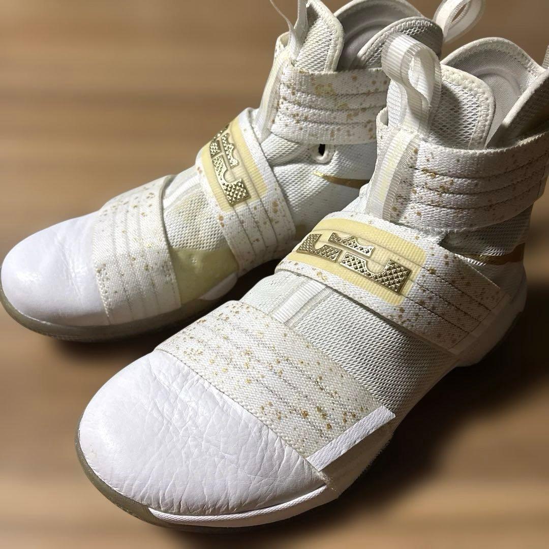 シューズ(男性用) NIKE LeBron Zoom Soldier 10 \"Gold Medal\"