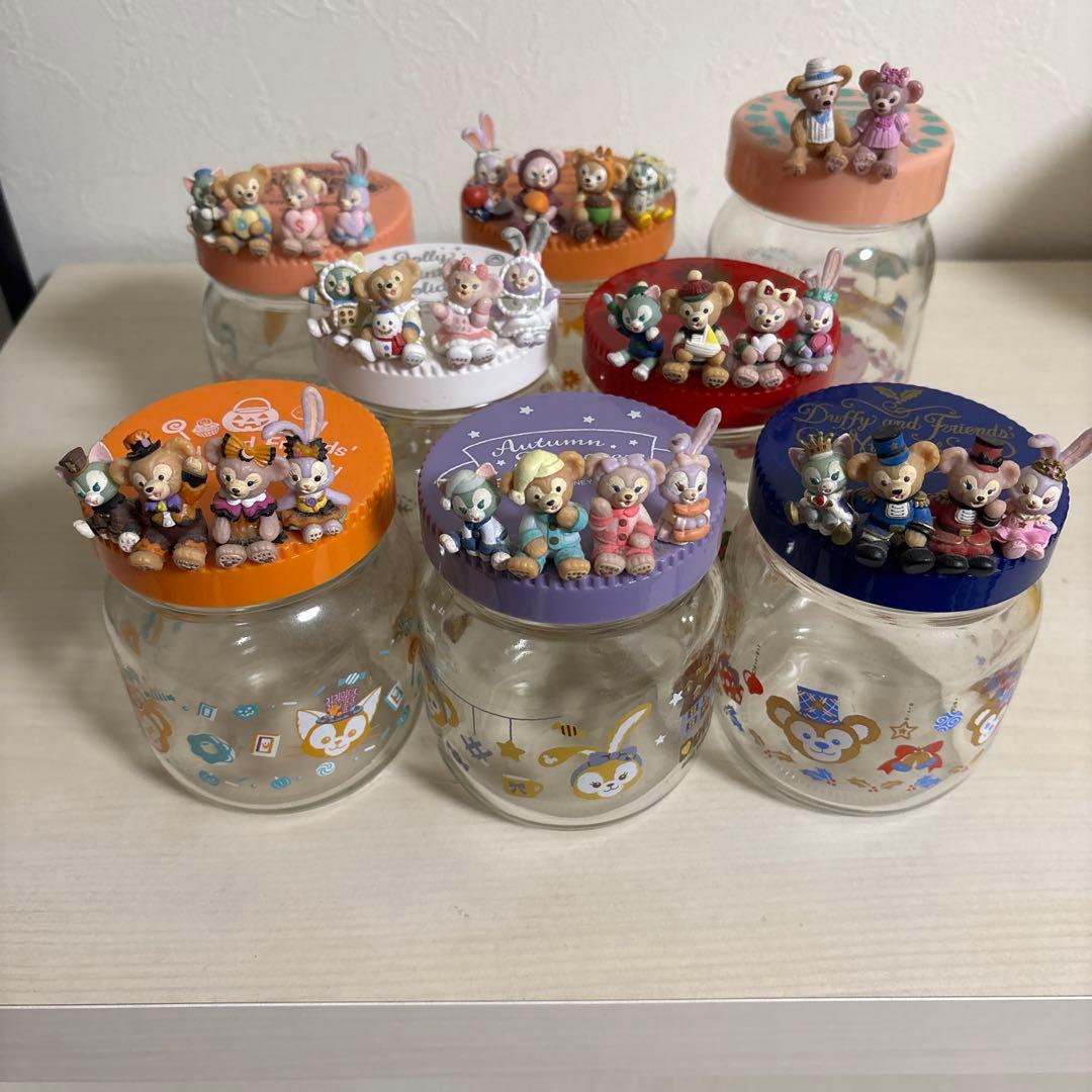 ディズニーキャラクター付きガラス空瓶10個セット♡