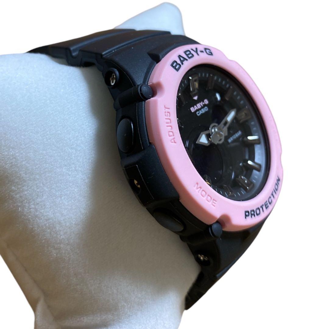 ［新品］CASIO BABY-G デジタル腕時計 黒・ピンク