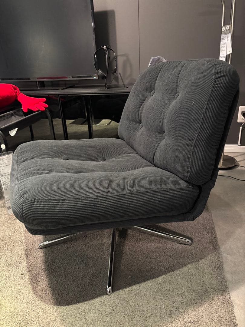 新品 未開封 ディヴリンゲ IKEA イケア 回転パーソナルチェア ソファ