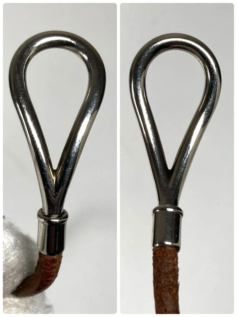 良品　エルメス　ジャンボ　シルバー金具　チョーカー　2連ブレスレット　箱付き