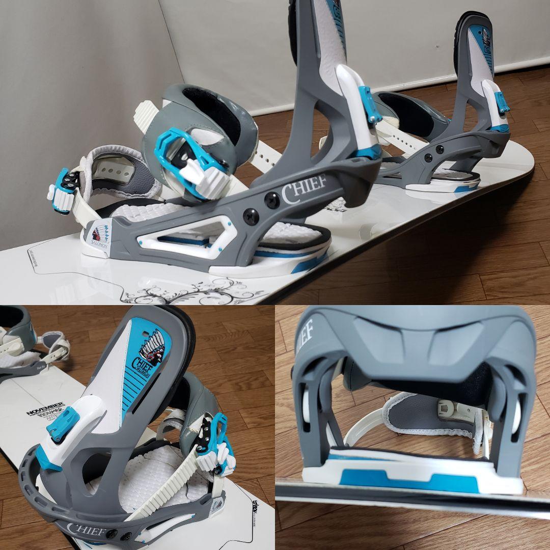 NOVEMBER Artist SALOMON 150cm スノーボードセット