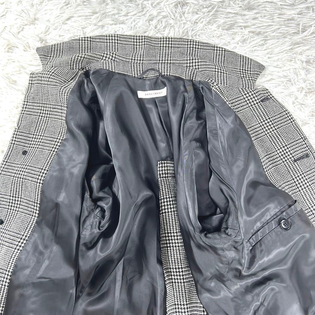 美品✨グリーンレーベルリラクシング　バルマカーンコート　M グレンチェック