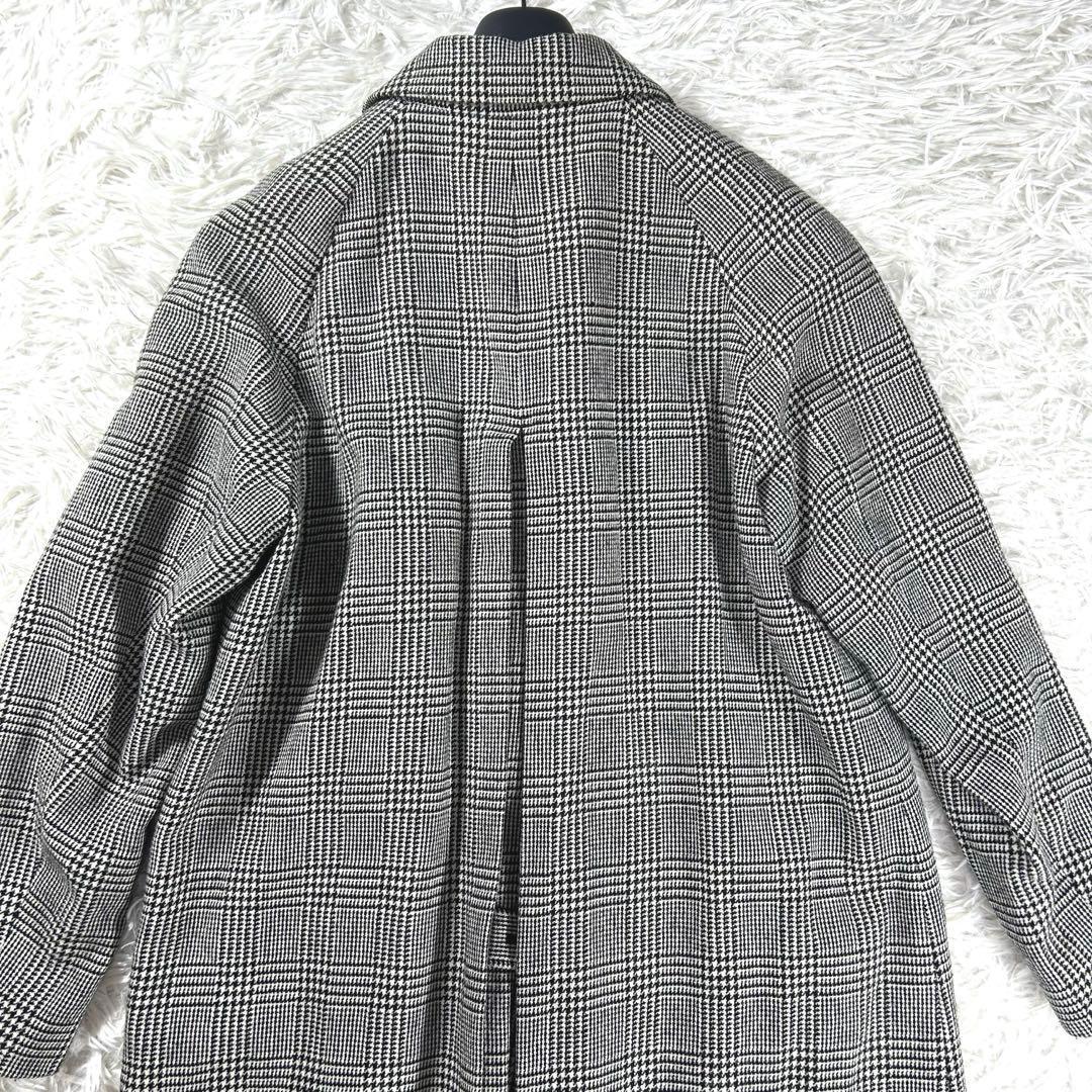 美品✨グリーンレーベルリラクシング　バルマカーンコート　M グレンチェック