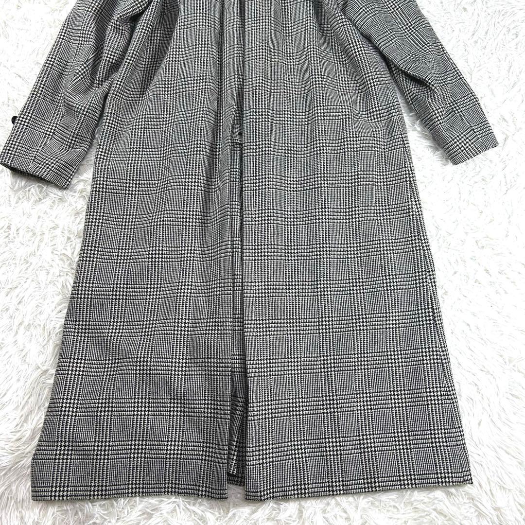 美品✨グリーンレーベルリラクシング　バルマカーンコート　M グレンチェック