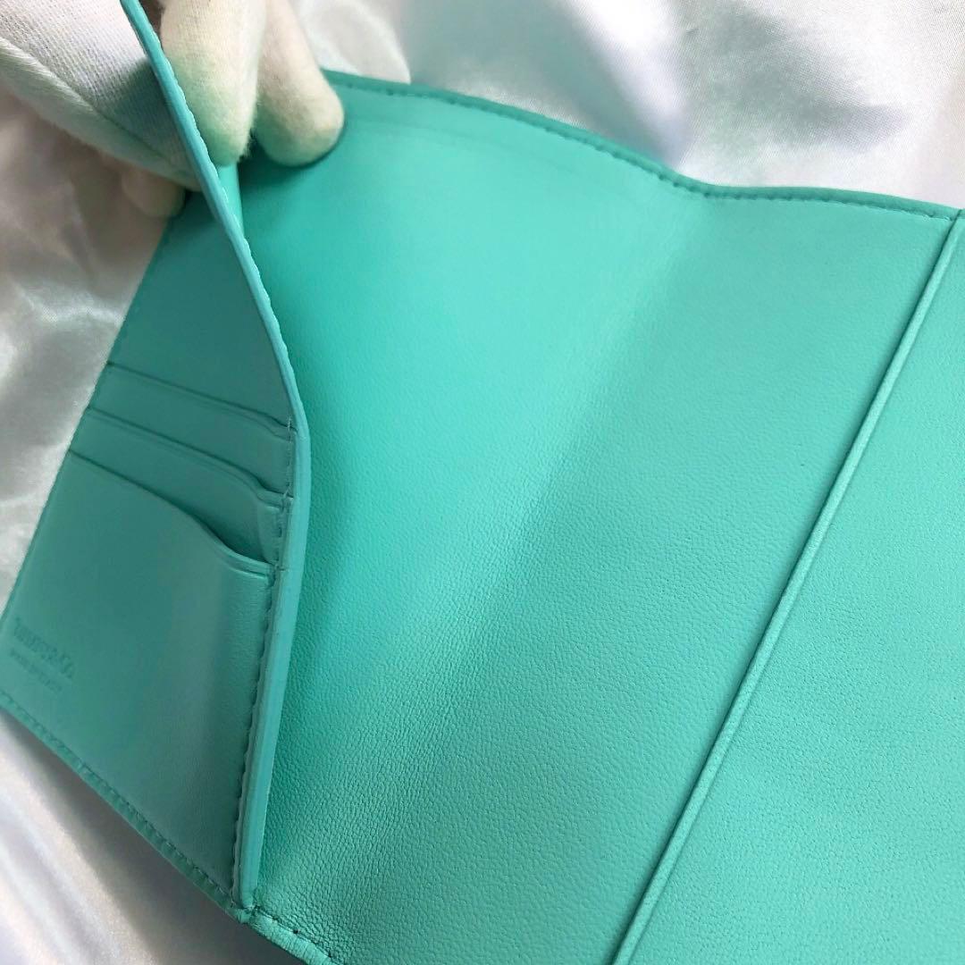 【美品】ティファニー　パスポートケース　パスケース　小物入れ　レザー