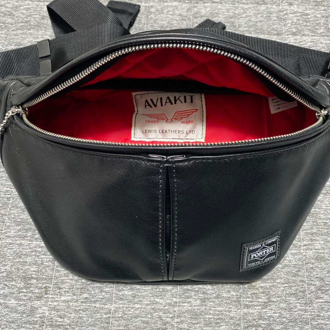PORTER ルイスレザー　ウエストバッグ