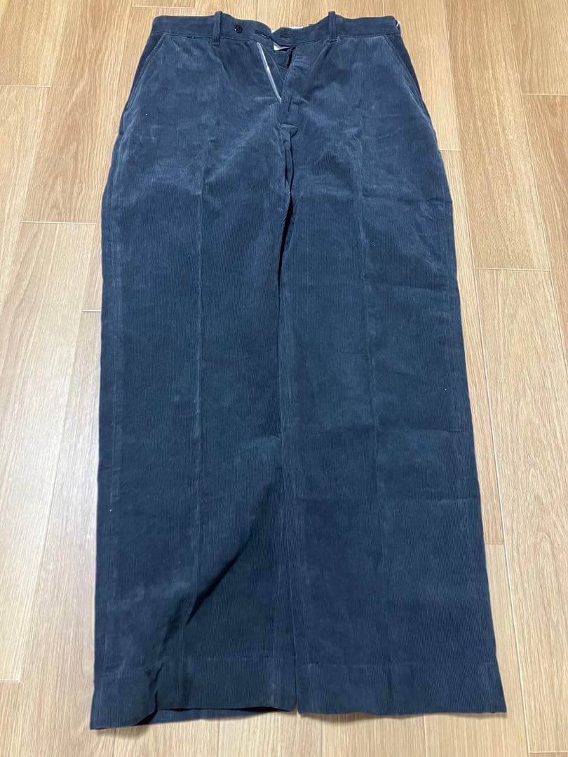 パンツ G&F Co.- CORDUROY TROUSERS _ INK BLACK