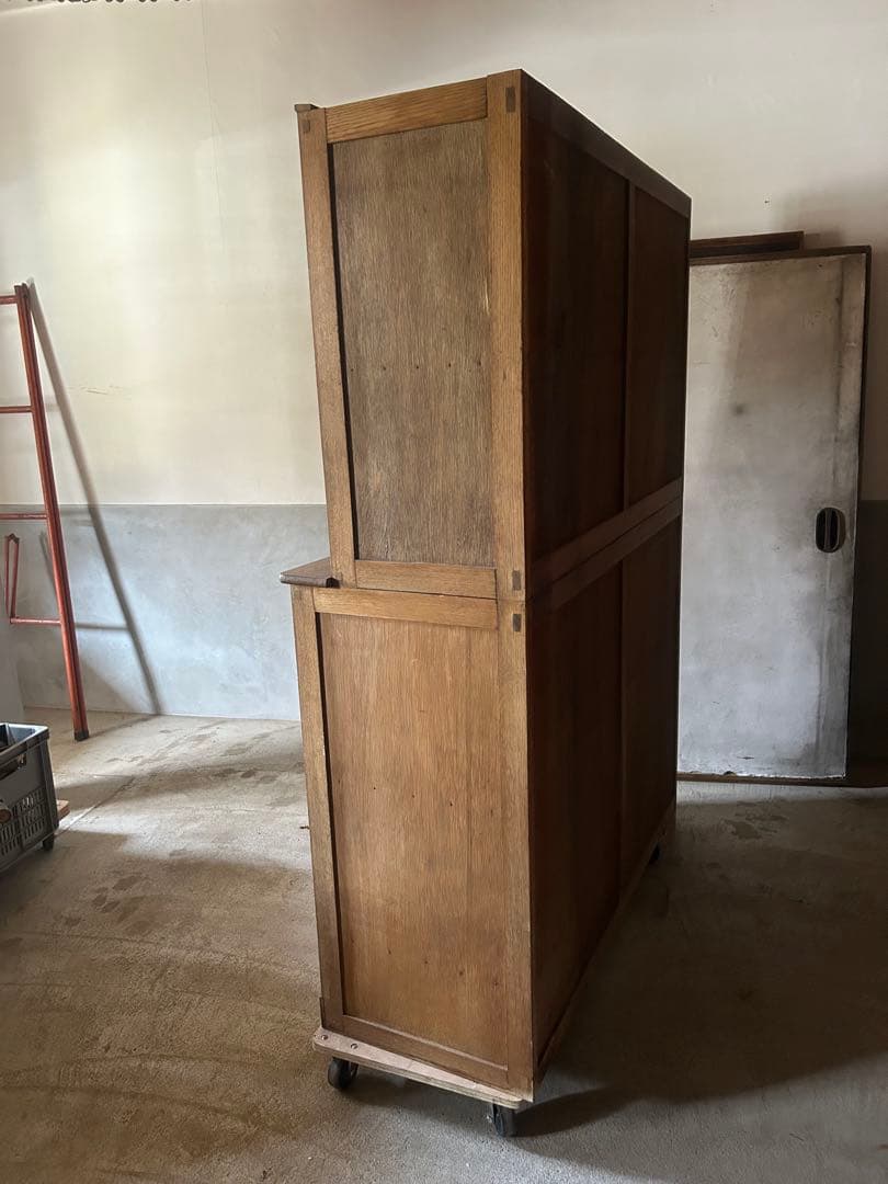 食器棚 本棚 箪笥 タンス 棚 収納 大正昭和 カフェ 古民家