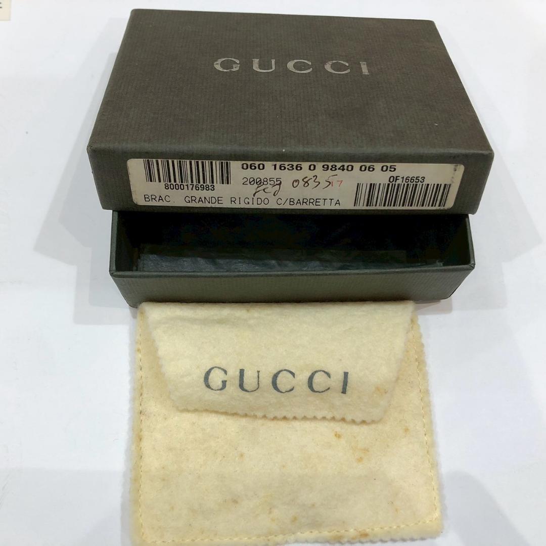 ♥GUCCI　グッチ　プレートバングル　SV925　ヴィンテージ