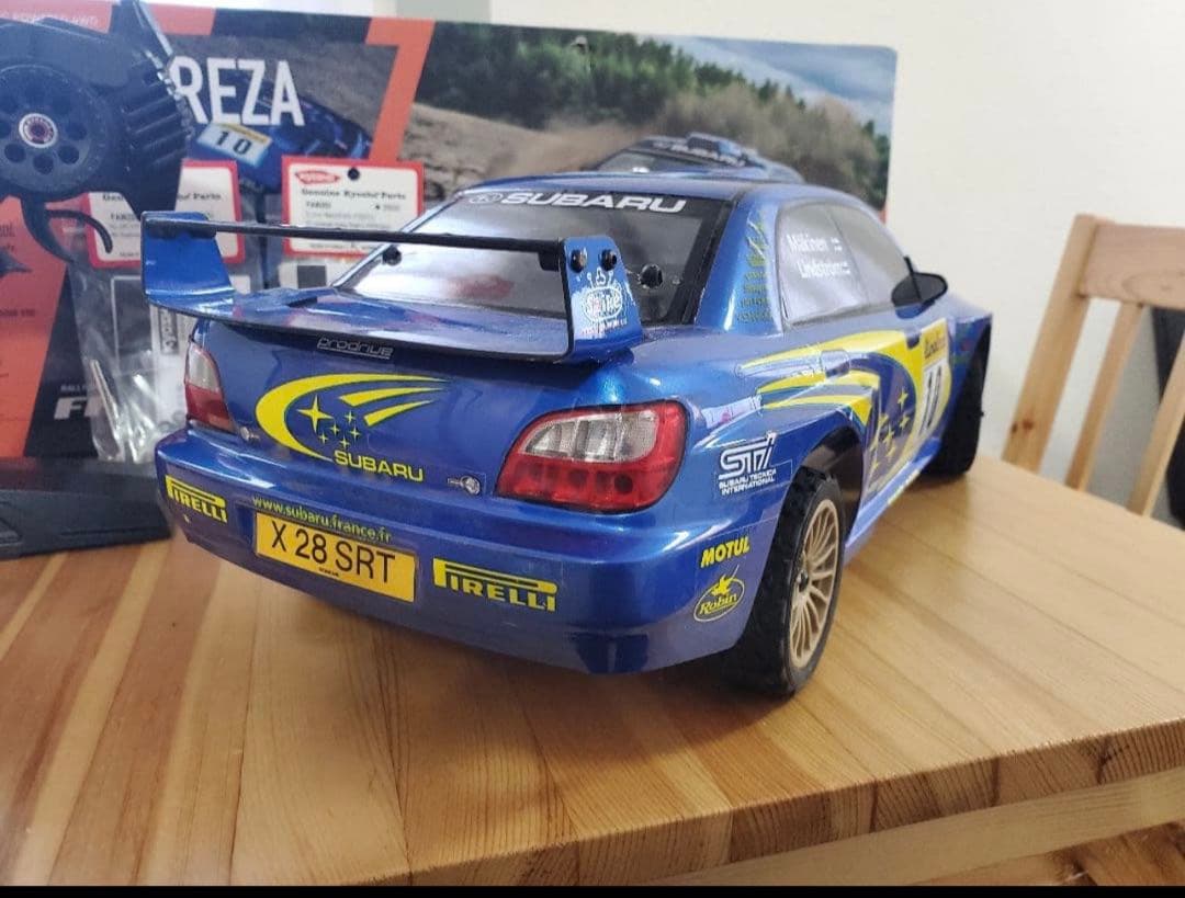 京商　fazer mk2 ラリー　スバル　インプレッサ　オプション付き