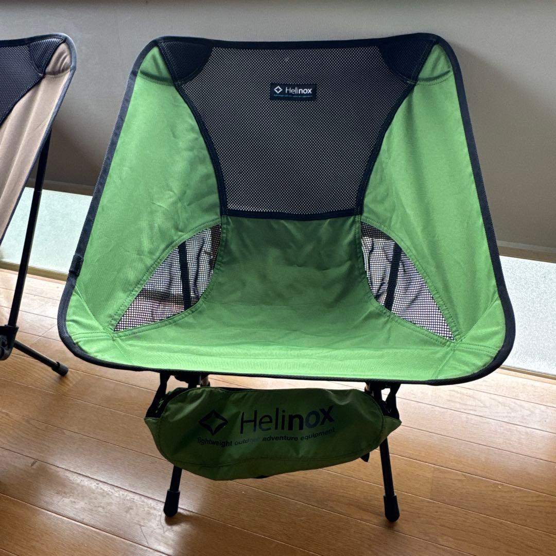 Helinox アウトドアチェア グリーン　ヘリノックス　チェアワン