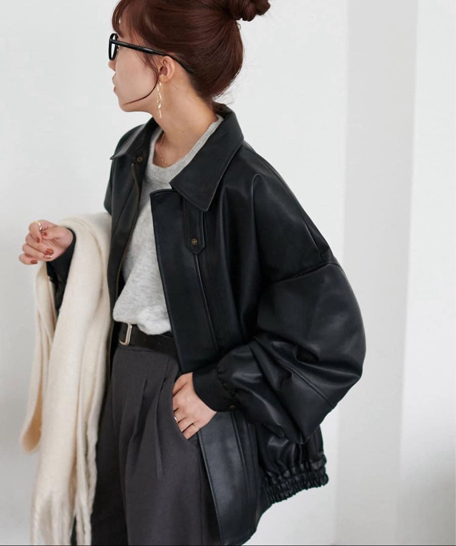 DISCOAT ヴィンテージUPレザージャケット《ユニセックス》