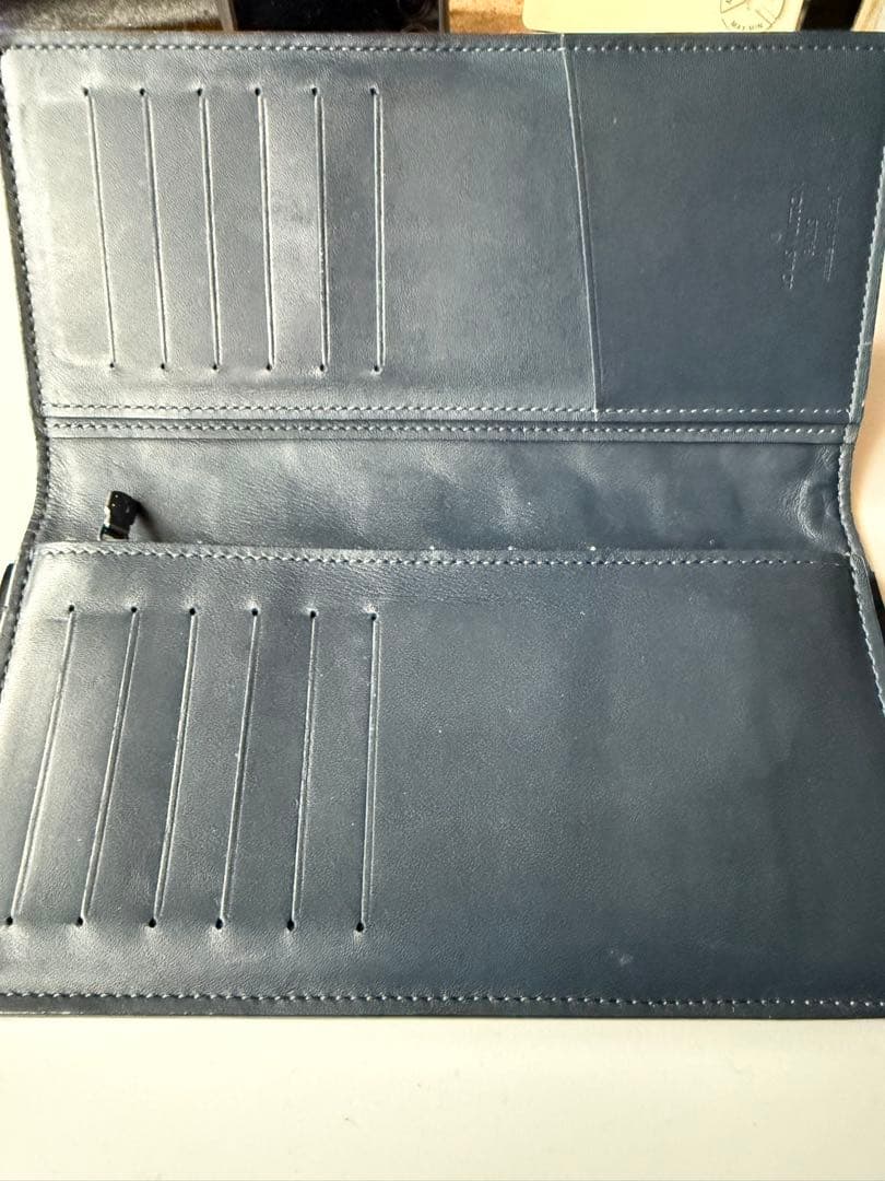 ルイヴィトン ポルトフォイユ ブラザ ダミエ アンフィニ ネイビー 長財布