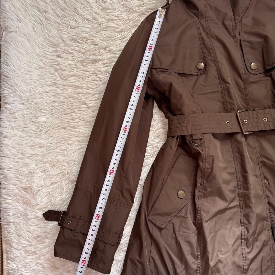 バーバリーロンドン キルティングライナー ベルト付 ロングコート L 3way