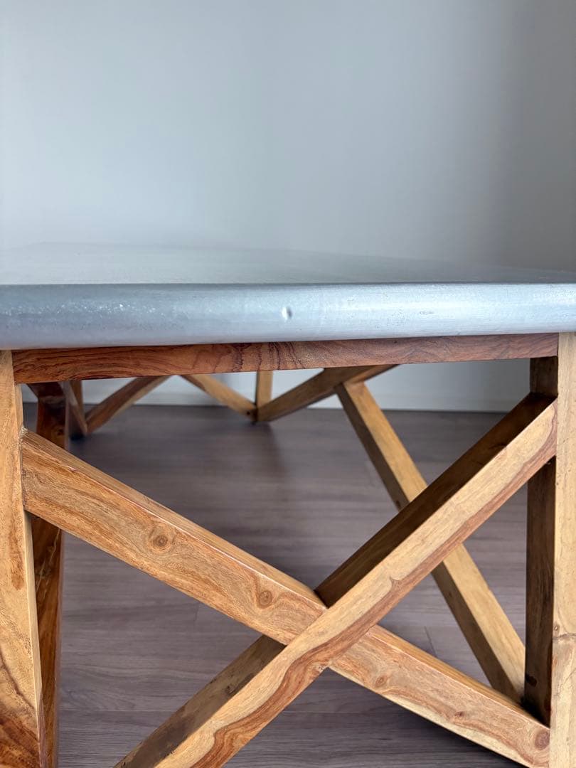 wtw ダブルティー　マーベリックス コーヒーテーブル アルミ ローテーブル