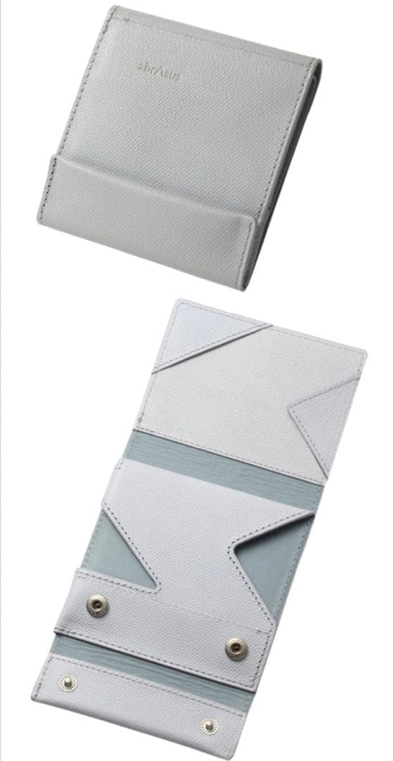 abrAsus アブラサス　ライトグレー　財布