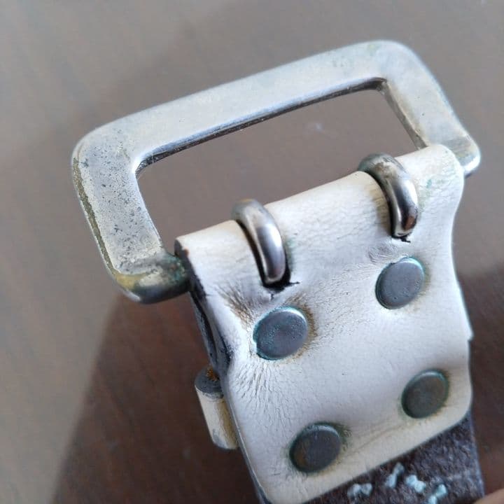 ウルフズ⭐︎約35㎜スタッズレザーブレスレット