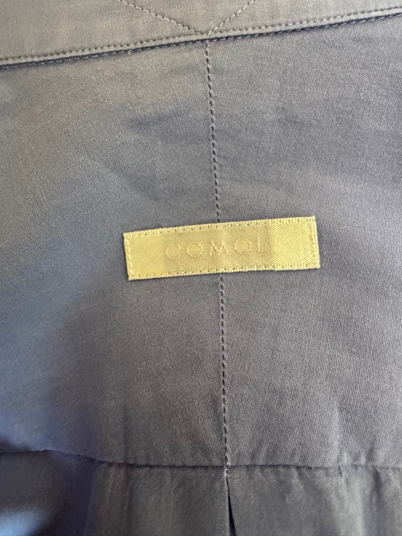 【サイズ2】　COMOLI　コモリシャツ 2020SS ブルー